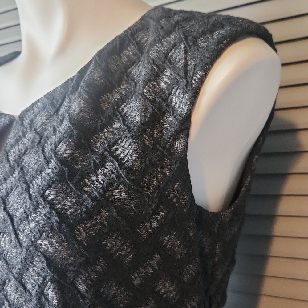 Connected Apparel Basketweave Textured Dress - Picture 7 of 13